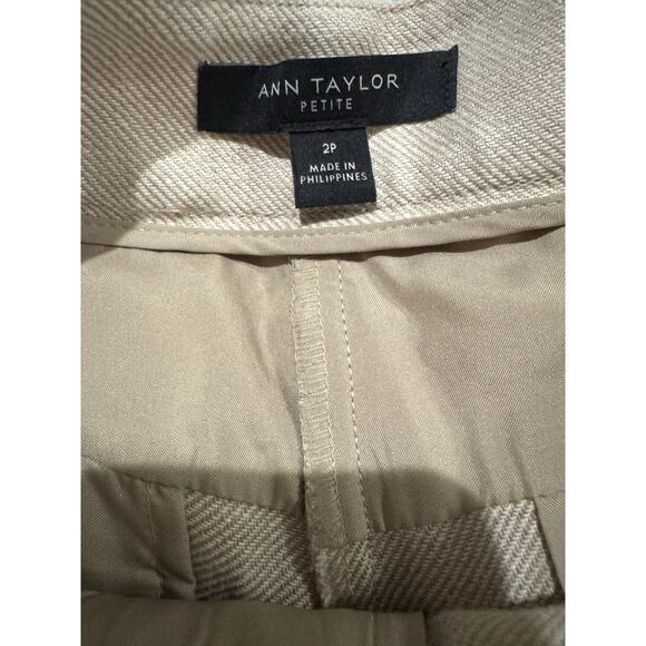 Ann Taylor Petite Linen Cotton Blend Sailor Trousers Size 2P - Picture 3 of 6